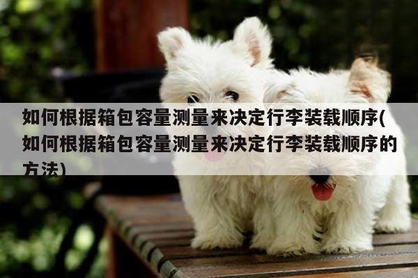 如何根据箱包容量测量来决定行李装载顺序(如何根据箱包容量测量来决定行李装载顺序的方法)|yy易游
